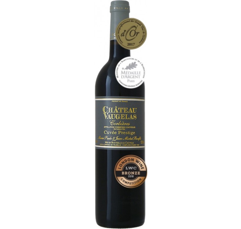 Château Vaugelas 2020 Cuvée Prestige - Corbières - Gold Medal